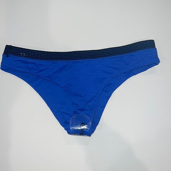 NWOT Ripcurl Classic Surf Full Coverage Bikini Bottom XL Reversible Blue - Picture 2 of 16